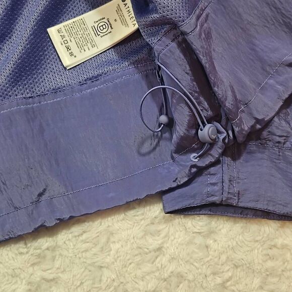 Athleta Arrival Jacket womens size medium purple dark adonis blue jacket 587735 - Picture 6 of 8